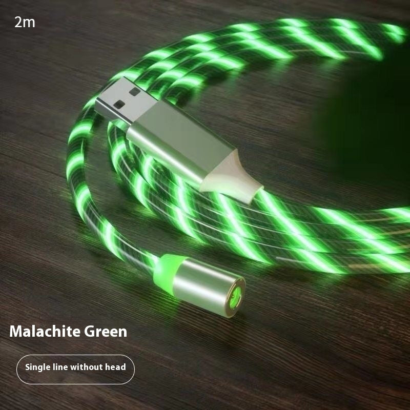 Magnetic Fast Charging Cable Type-C Micro USB LED