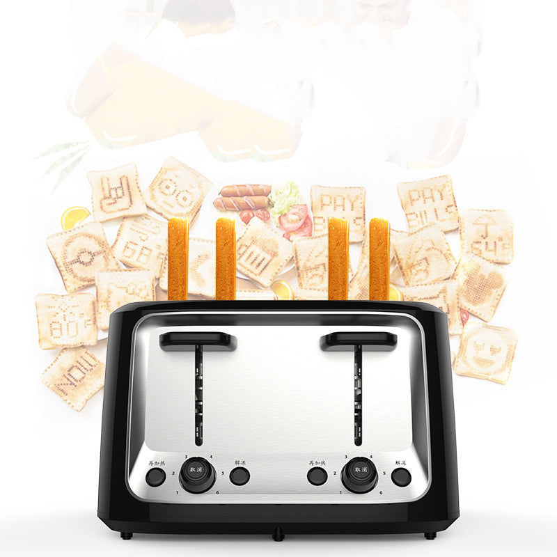 Automatic Four Slot Toaster Home Use