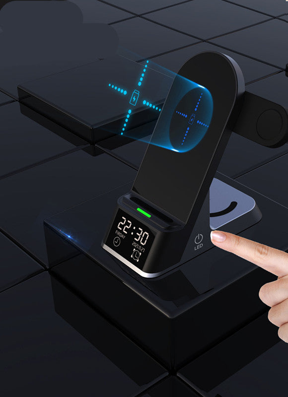 H35 Wireless Charger with Alarm Clock Multifunctional