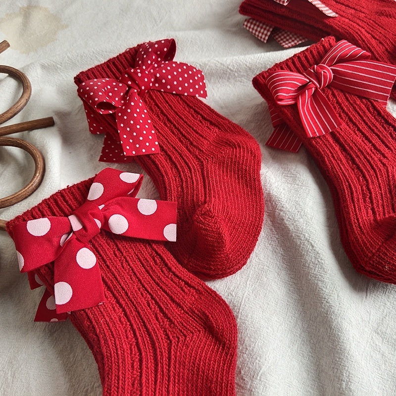 Autumn Winter Mid-calf Woolen Yarn Socks
