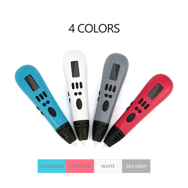 Luxury 3D Printing Pen - Creative DIY 3D Drawing Pen for Kids - Best Christmas Gift