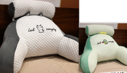 Fluffy Triangle Reading Cushion Lumbar Support