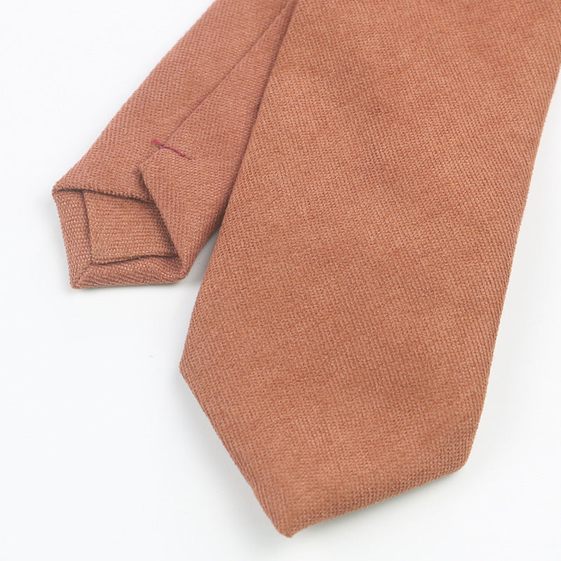 Korean Style Casual Suede Macaron 7cm Hand Tie