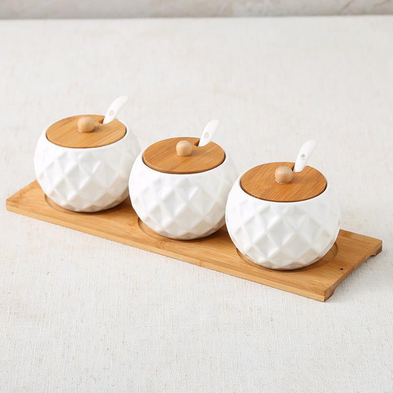 Seasoning Jar Bottle Set Household Salt MSG Box