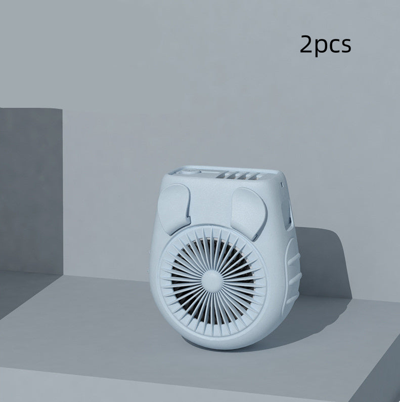 Mini Rechargeable Hanging Waist Neck Fan