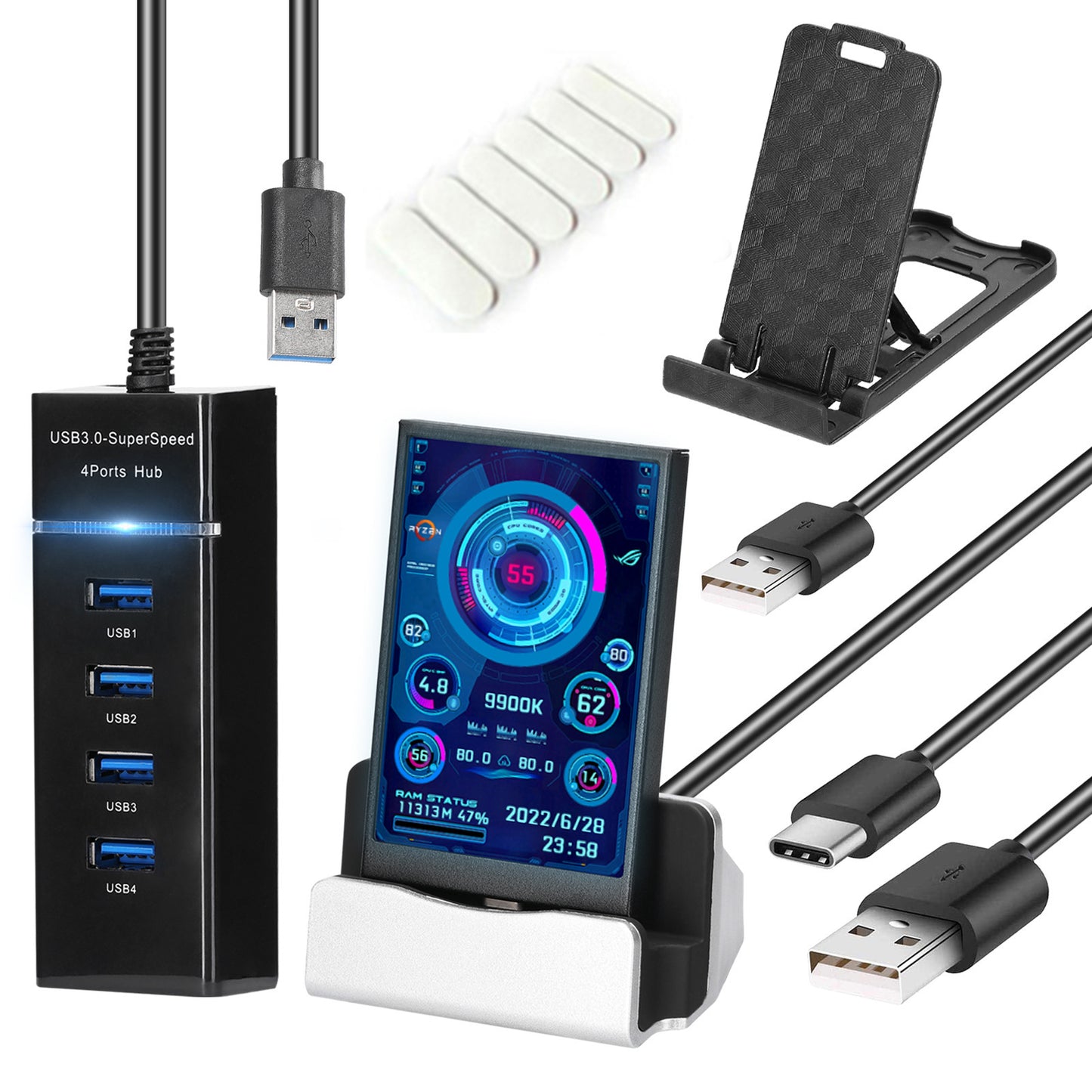 3.5-inch USB Chassis Monitor