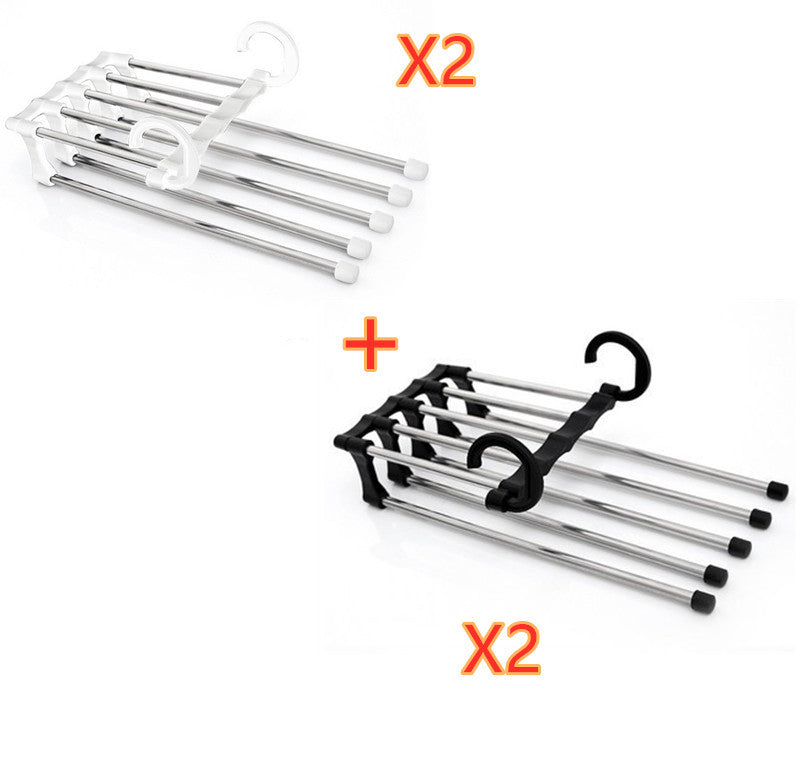 5 In 1 Multi-functional Stainless Steel Clothes Hangers