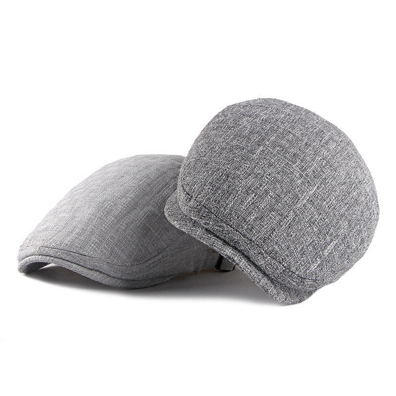 Men's British Retro Breathable Simple Light Board Hat