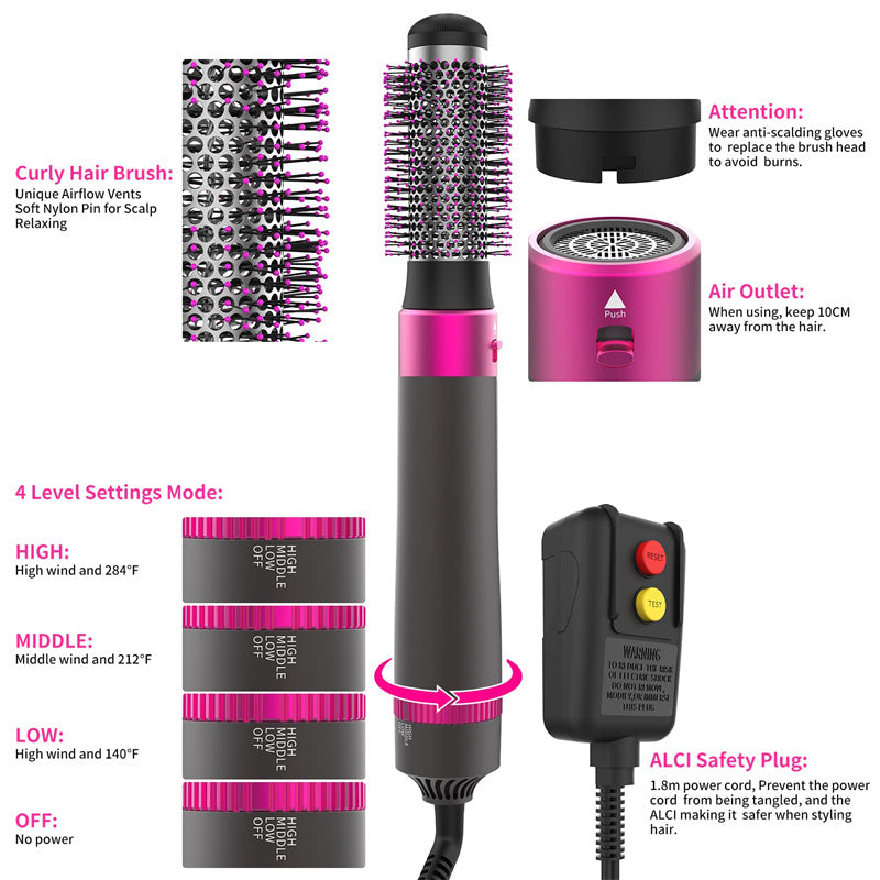 5 In 1 Hair Dryer Brush Styling Tool