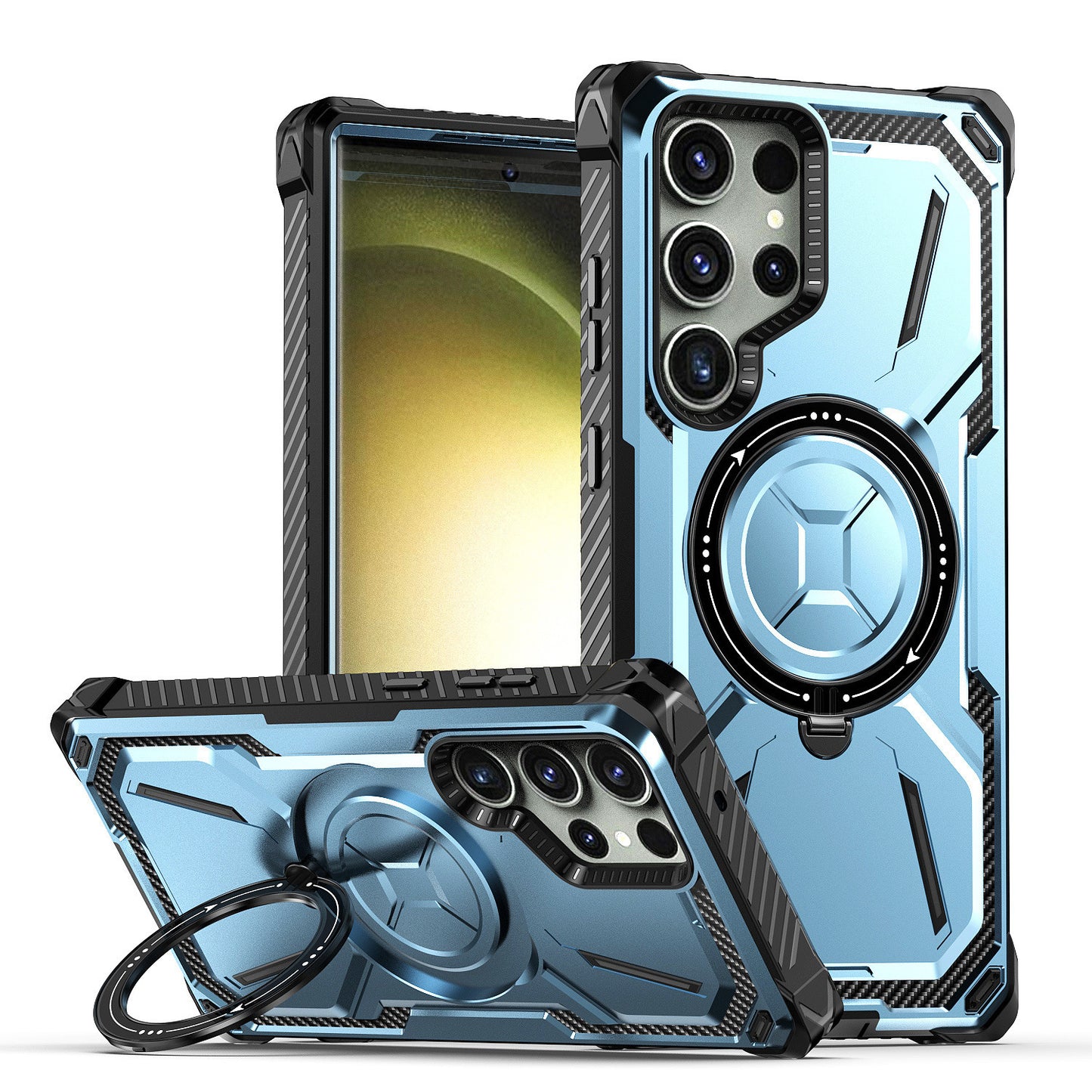 Phone Case Ring Magnetic Drop Resistant Protective Cover