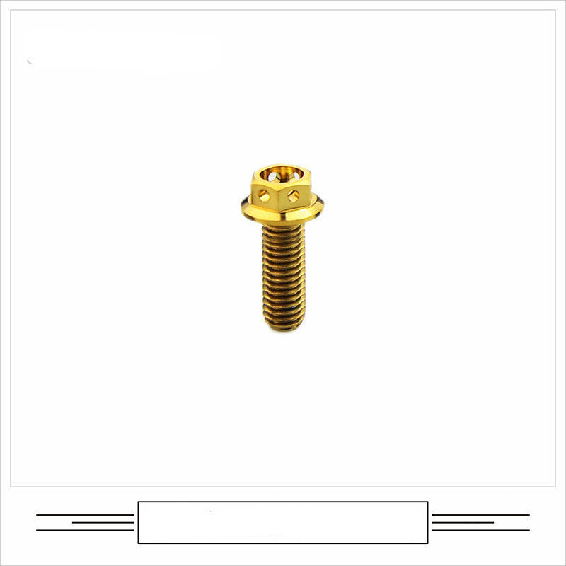 EFsolid Titanium Alloy Motorcycle Flange Screw