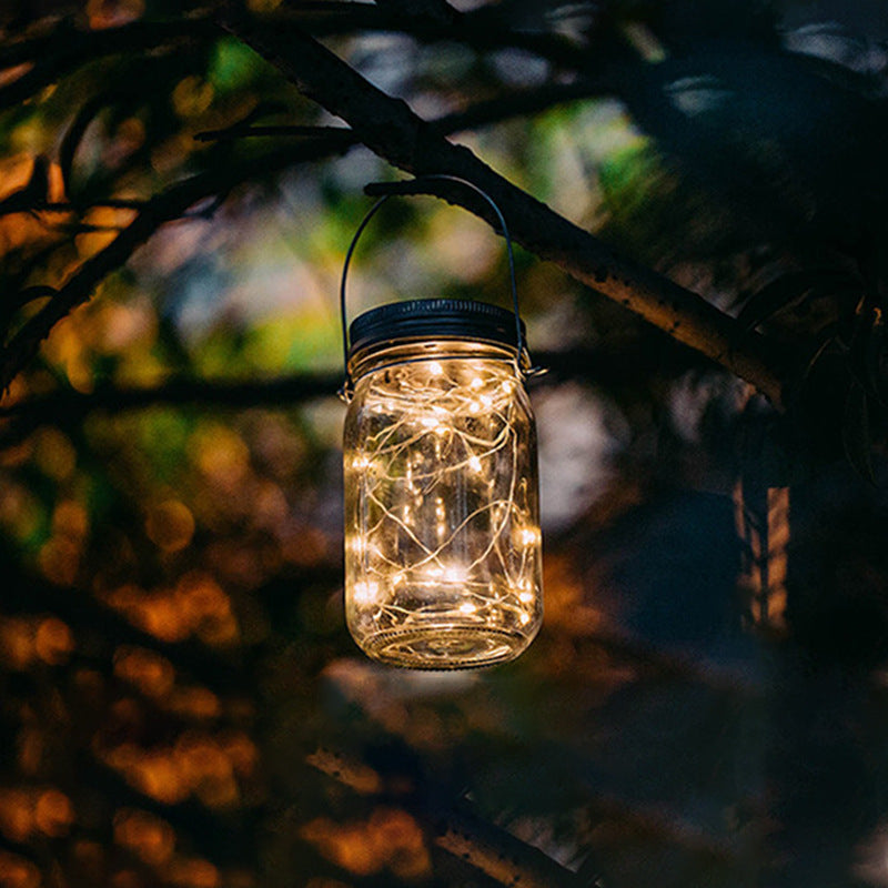 Solar Mason Jar Light Decoration Mason Jar Light Outdoor Hanging Light Mason Jar Light String