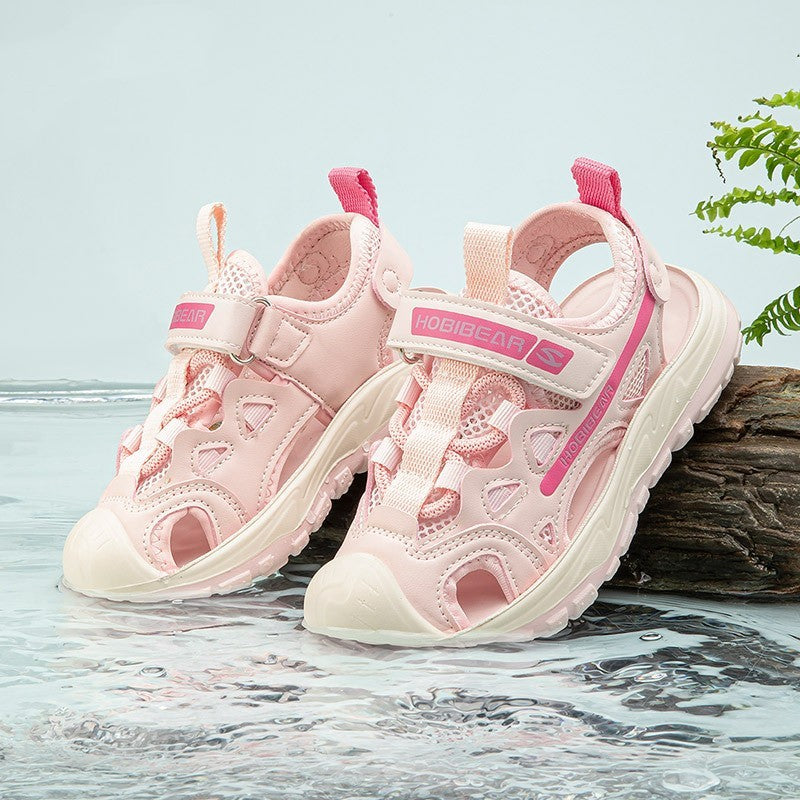 Summer Children's Sandals Beach Solid Color
