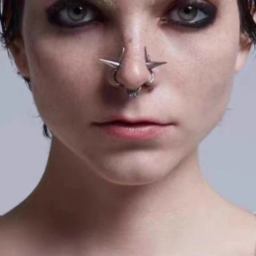 Punk Dark Cold Wind Nose Ring