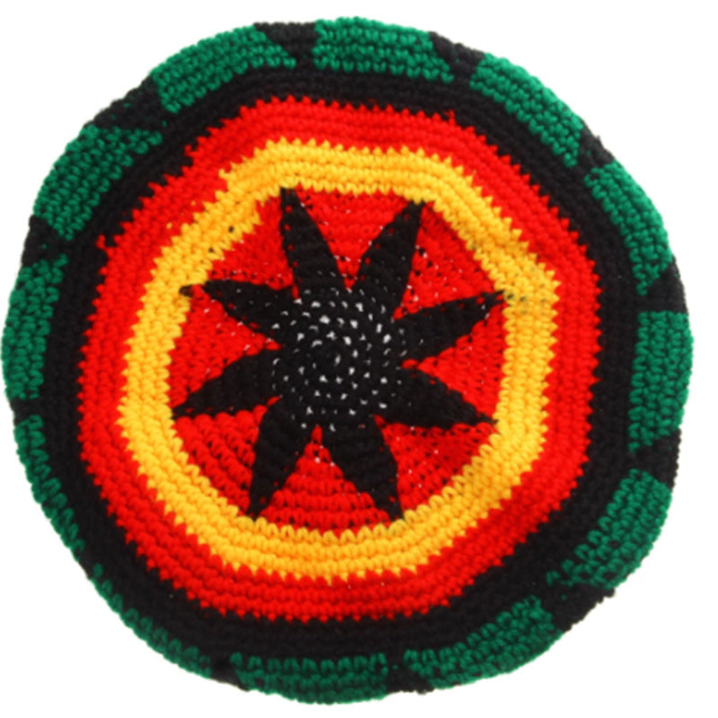 Jamaica Reggae Children Rainbow Woolen Cap