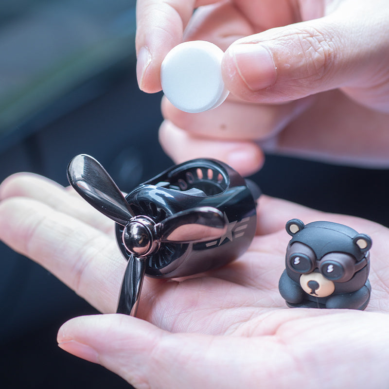Aviator Bear Car Aromatherapy Ornament