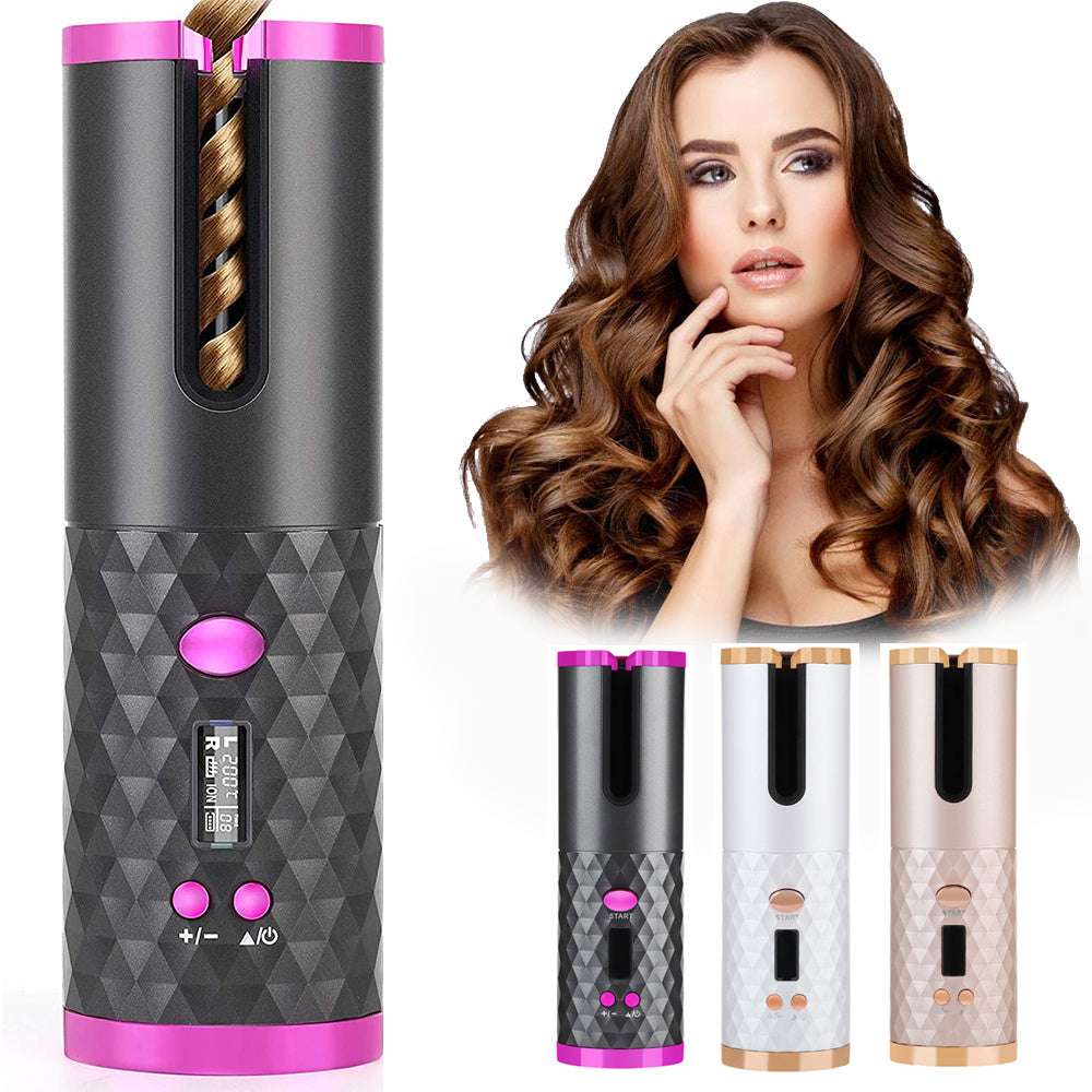 Portable Rechargeable Auto Hair Curler