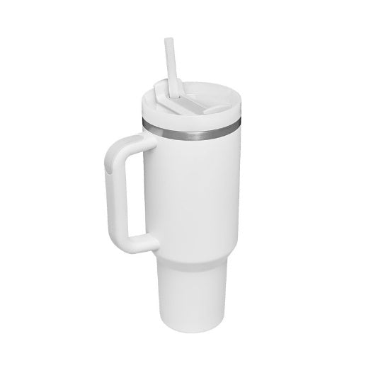 Personalized Stainless Steel Insulated Travel Mug with Handle