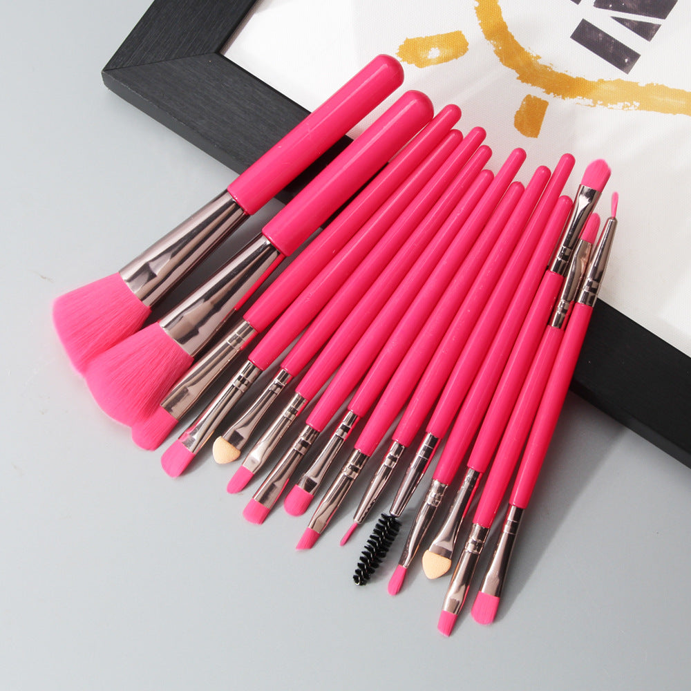 MAANGE 18-Piece Makeup Brush Set with Fan Brush – eBay Hot Seller
