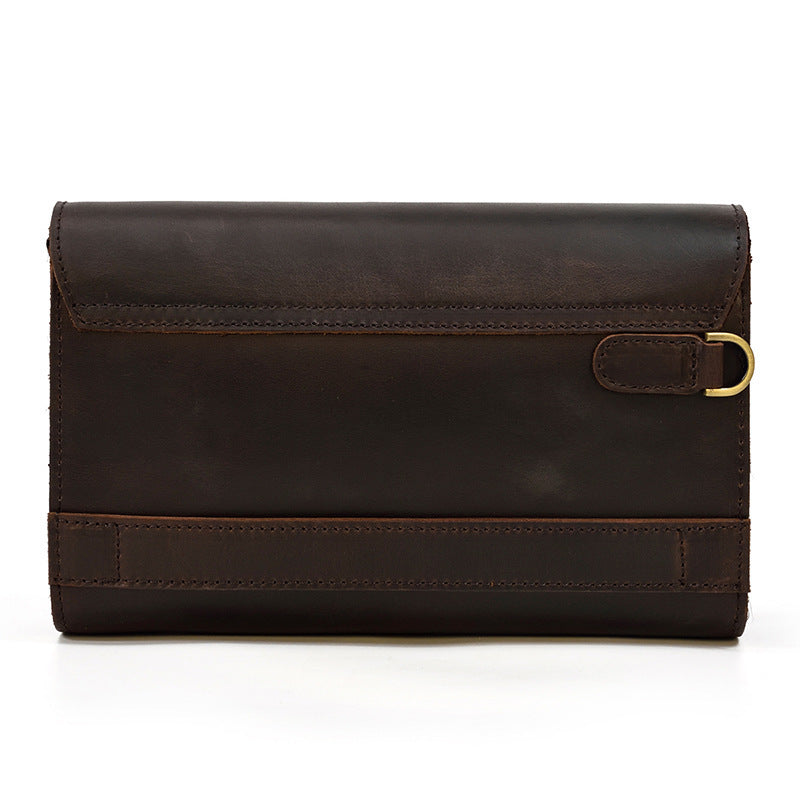 Retro Crazy Horse Leather Men's Wallet