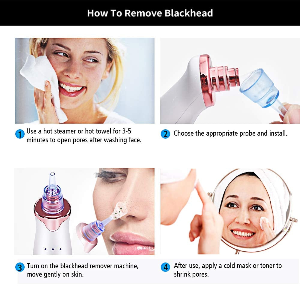 Electric Blackhead Vacuum Suction Cleaner