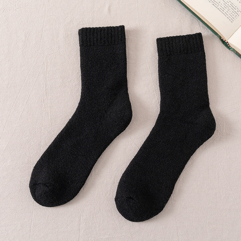Winter Warm Wool Fleece Lined Mens Socks