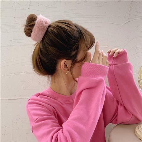 Autumn/Winter Rabbit Fur Plush Head Rope