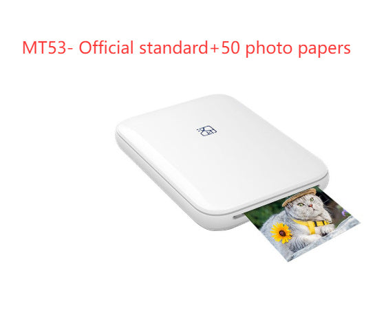 Portable Wireless Color Photo Printer Bluetooth USB Thermal Sublimation