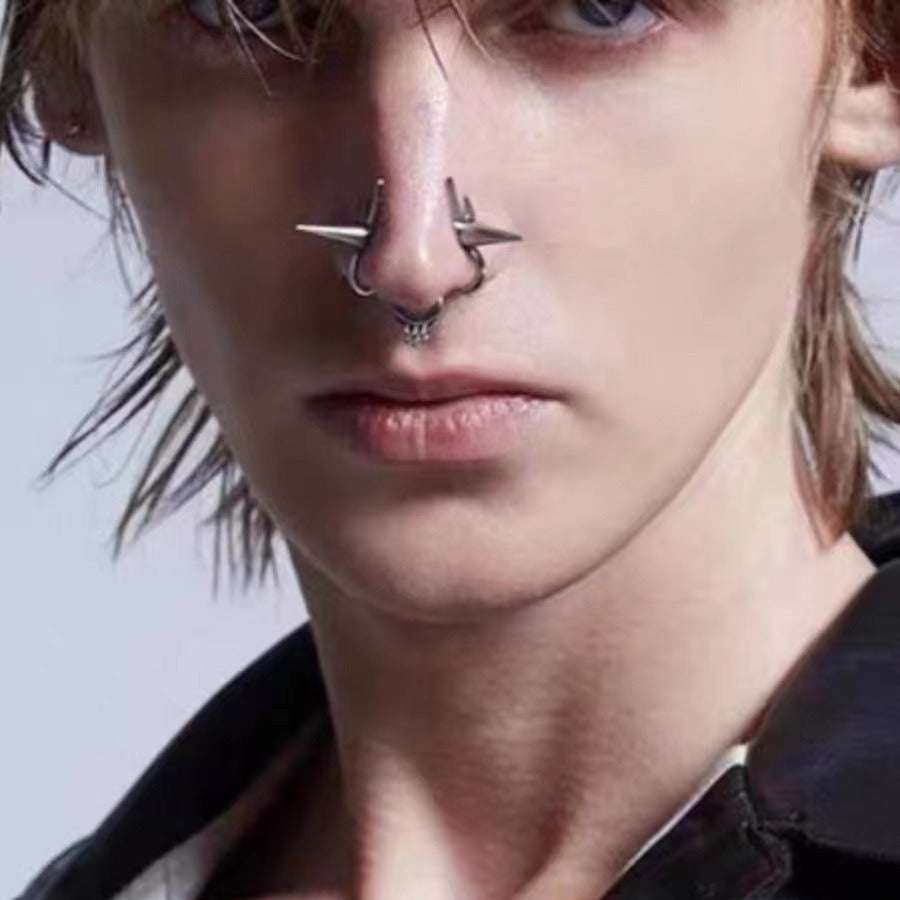 Punk Dark Cold Wind Nose Ring