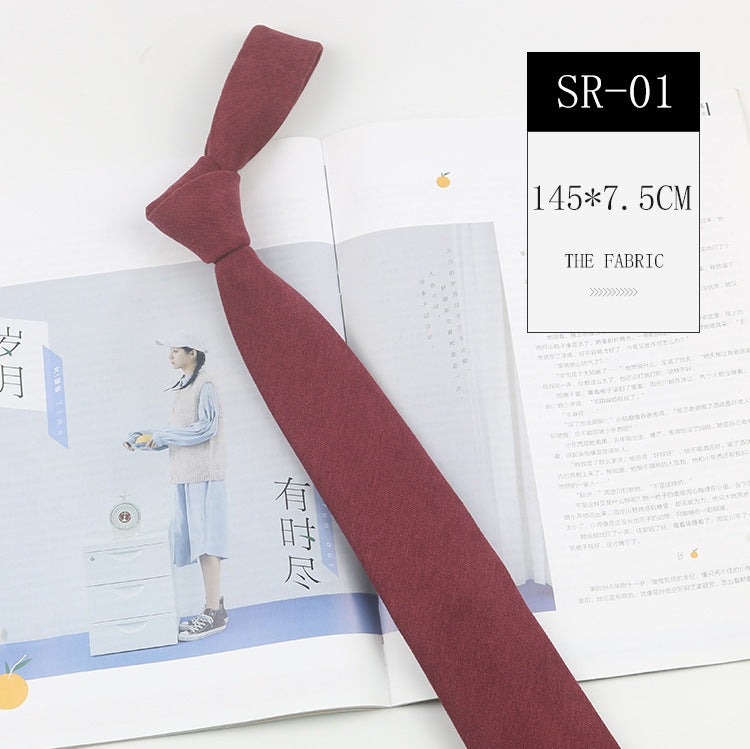 Korean Style Casual Suede Macaron 7cm Hand Tie