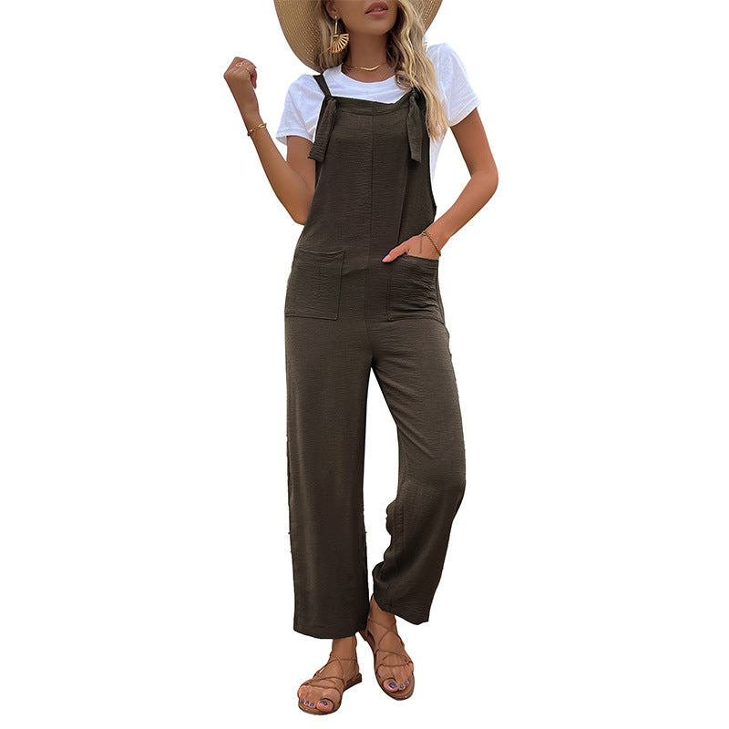Summer Suspender Pocket Jumpsuit