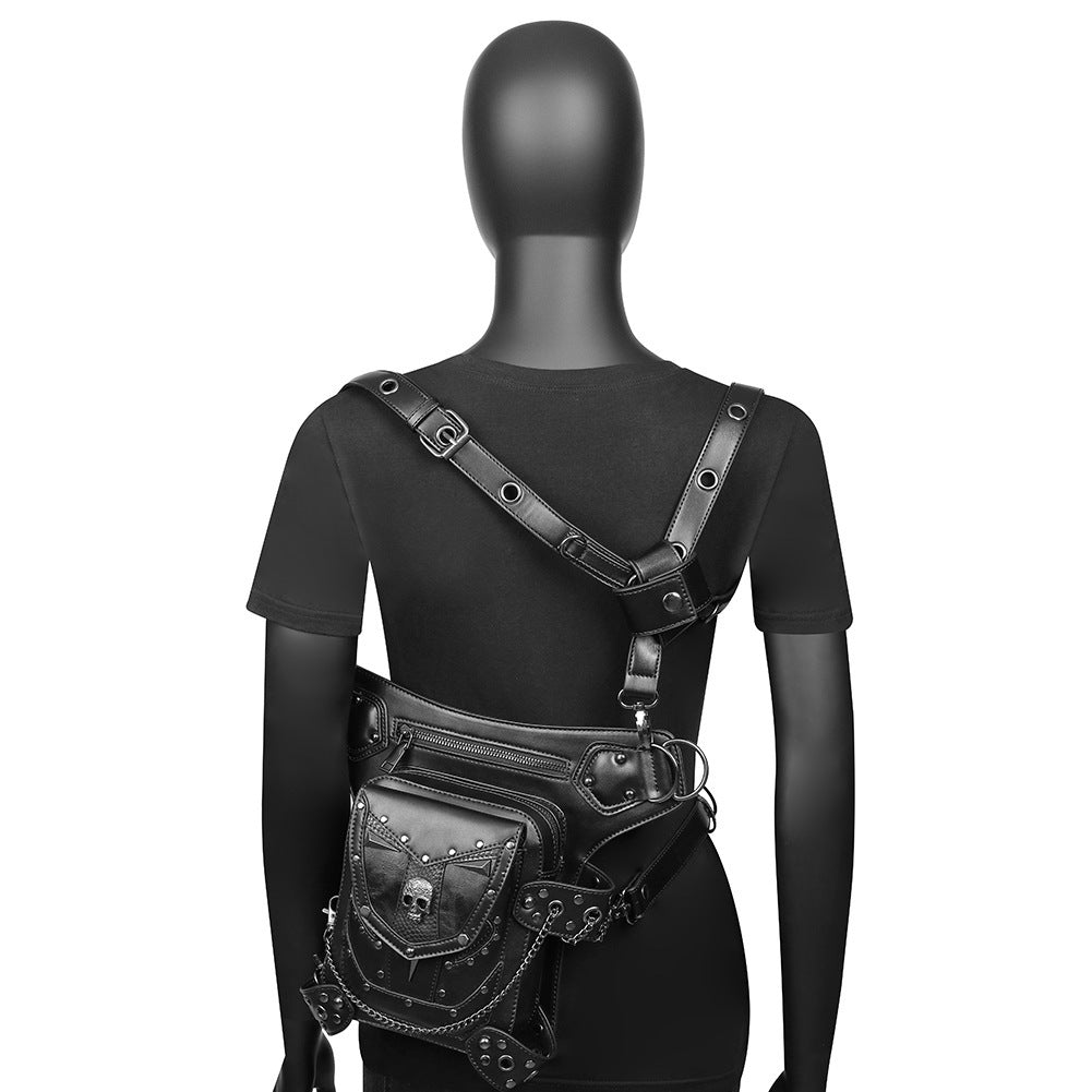 Skull Chain Crossbody Bag