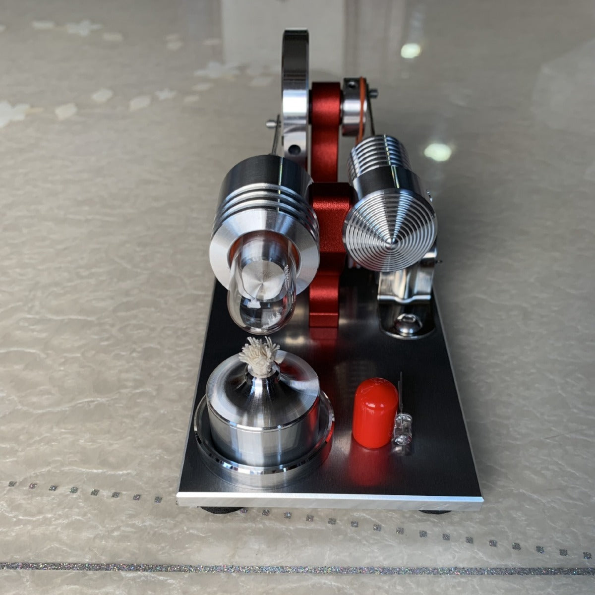 Mini Stirling Engine Low Temperature Toy Generator