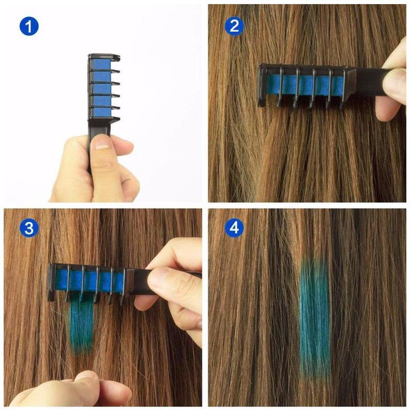 Disposable Hair Color Crayons Mascara Dye Chalk