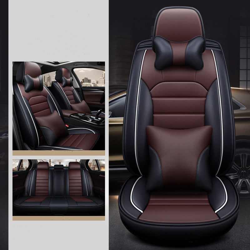 Universal All-Season Leather Seat Cushion