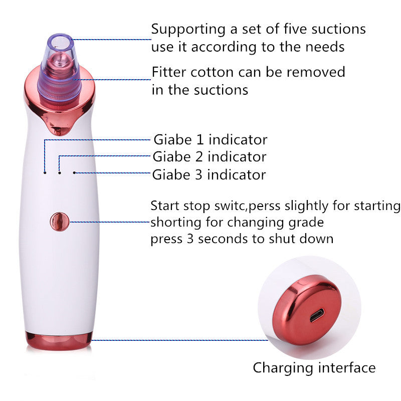 Blackhead Remover Vacuum Pore Cleaner Tool