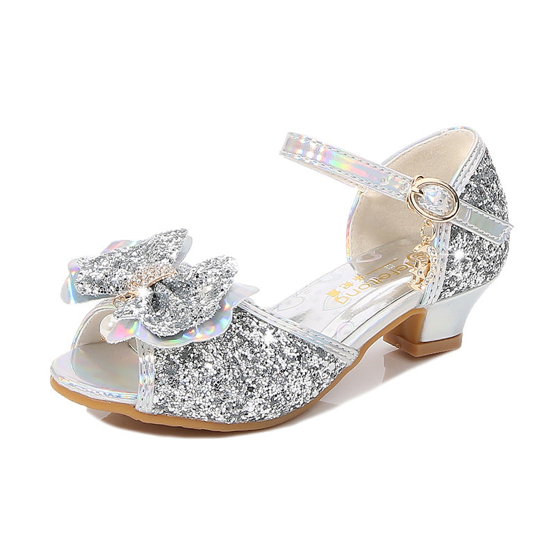 Princess Shoes For Girls New Non-slip Bow
