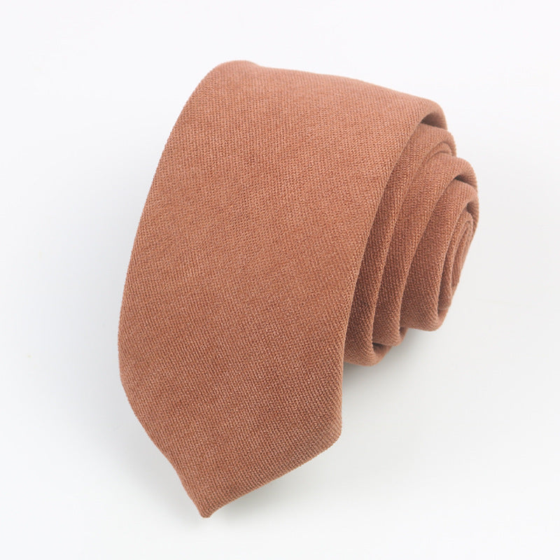 Korean Style Casual Suede Macaron 7cm Hand Tie