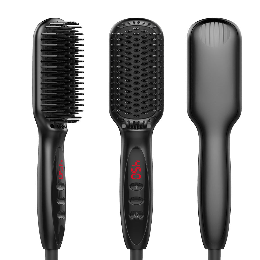 2-In-1 Ionic Hair Straightener Beard Comb