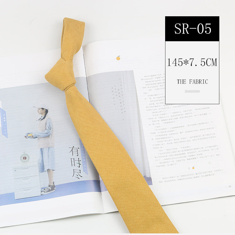 Korean Style Casual Suede Macaron 7cm Hand Tie