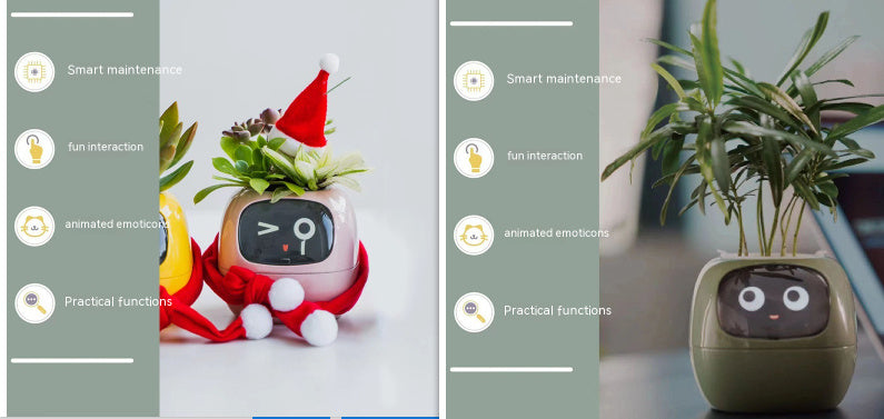 Smart AI Planter with Expressions and Sensors