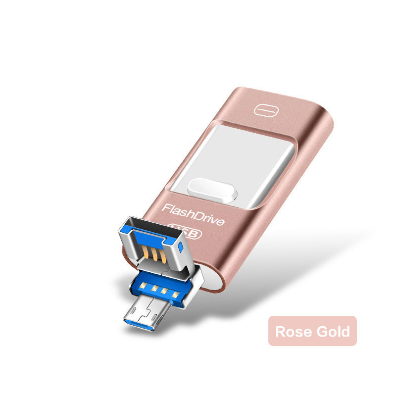 Universal 3-in-1 USB Drive For Mobile Phone And Computer