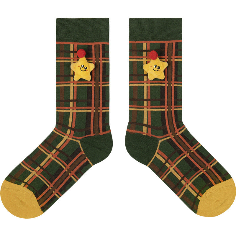 Christmas Gift Box Couple Socks