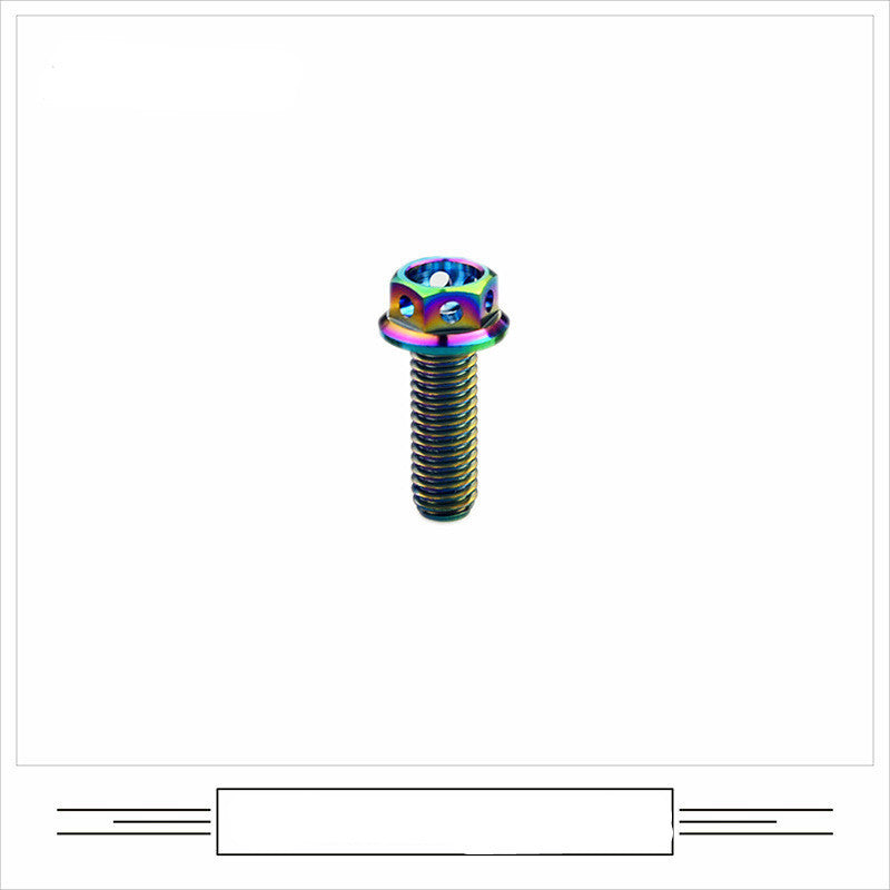 EFsolid Titanium Alloy Motorcycle Flange Screw