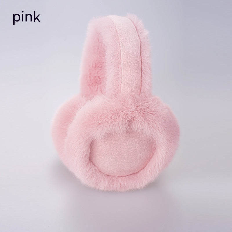 Folding Warm Women's Autumn Winter Plush Earmuffs