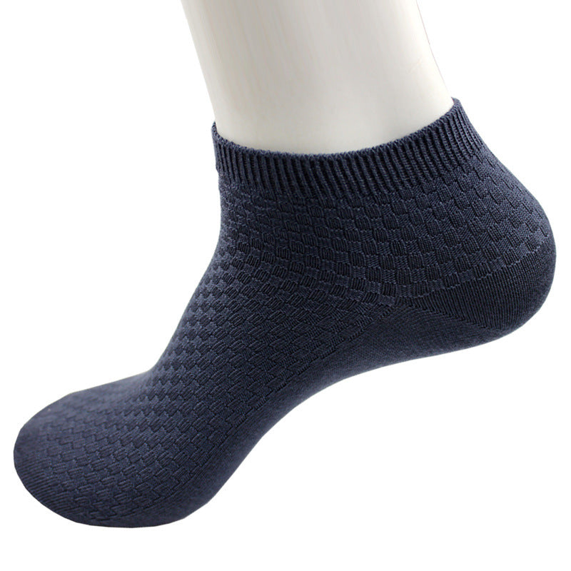 Bamboo Fiber Mens Low Cut Socks