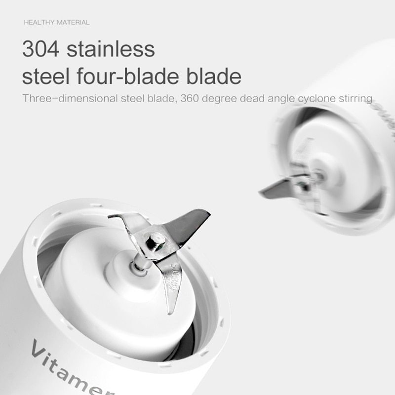 350ml Portable USB Rechargeable Blender Juicer and Mixer