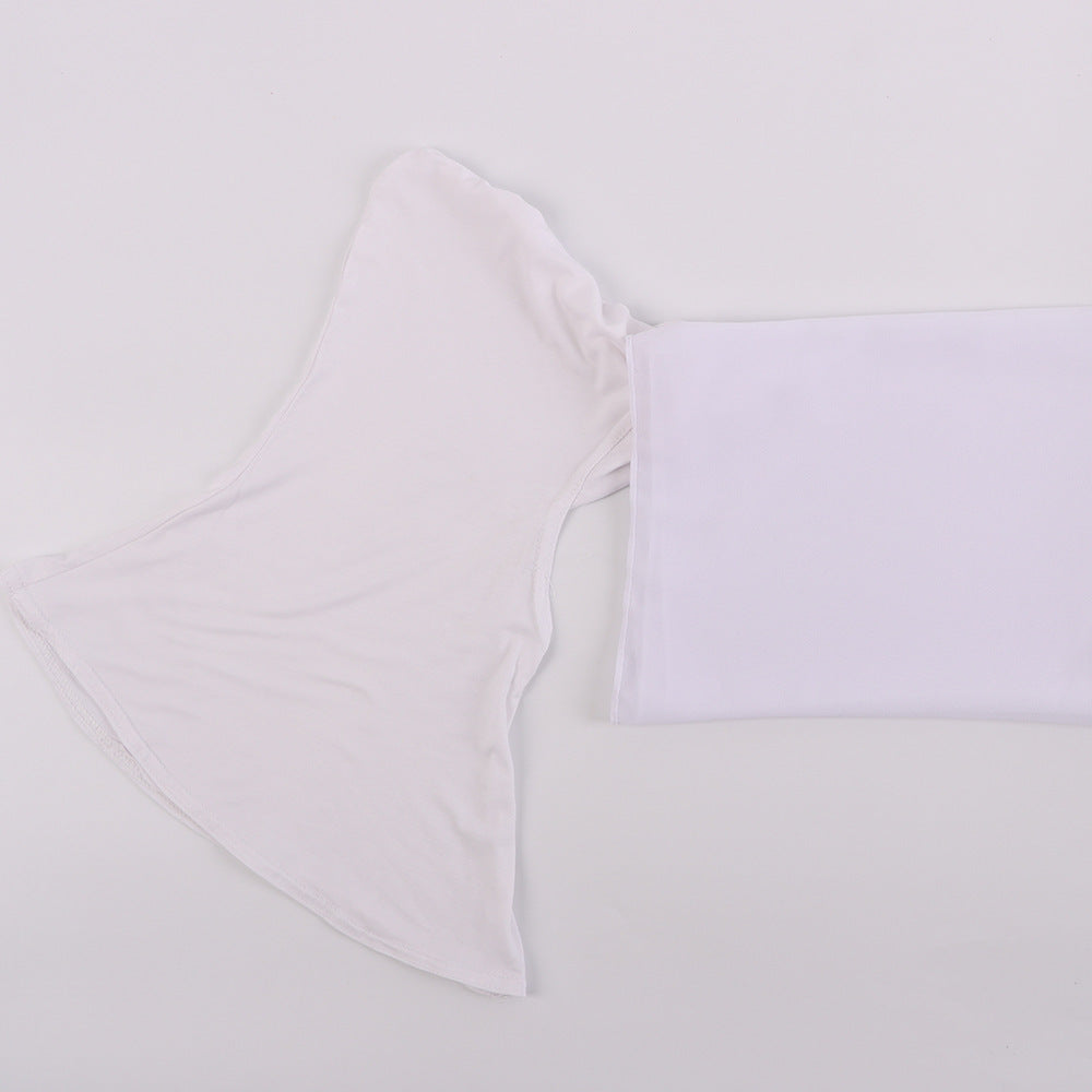 Modal Scarf Bottoming Hood Pearl Chiffon Women's Bag Scarf