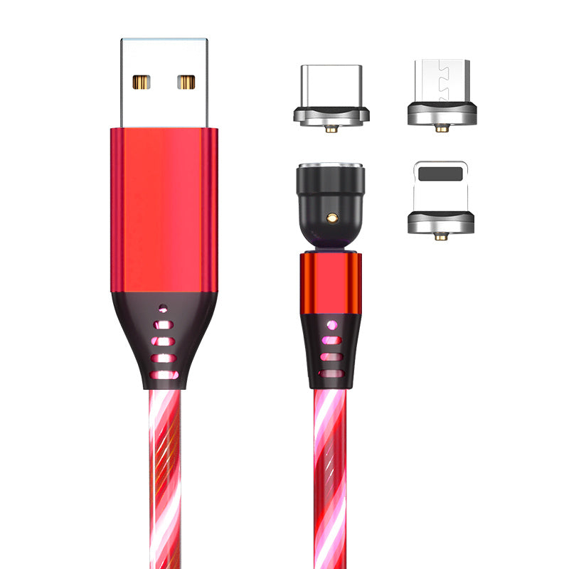 540 Rotate Magnetic 3A Charging Cable USB Type C
