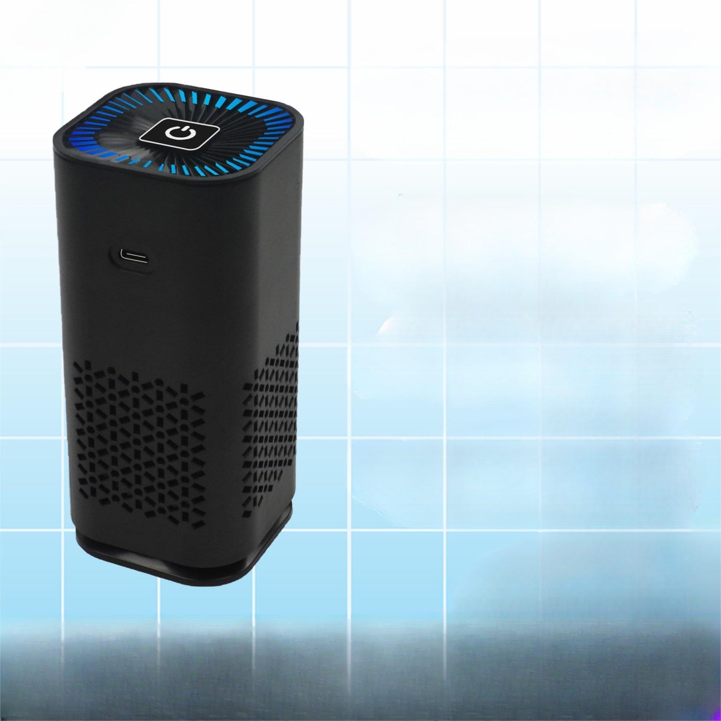 Portable Car Air Purifier Ionizer Smoke Dust Remover